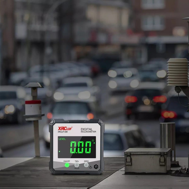 XRCLIF Nivel Digital Inclinómetro De Medición De 360 ° Con