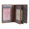 Greenburry Leather ID Folder with Fish Motif I Leather Document