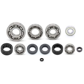 Parts and Parts Engine housing bearing and gaskets compatible with Kawasaki KMX125