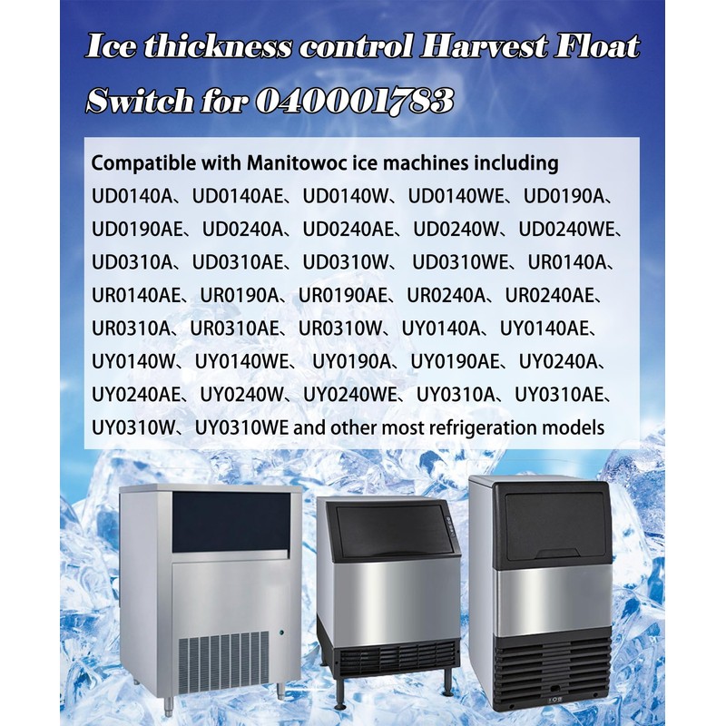040001783 Ice Thickness Float Switch Compatible with Manitowoc Ice Machine