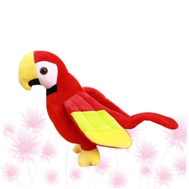 Kisangel Plush Parrot Lifelike Colorful Bird Soft for Party Favor Bedroom Decor Long Safe Material Fun for Boy Girl