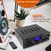 Pyle Wireless Bluetooth Home Stereo Amplifier - Multi-Channel 200 Watt