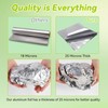 Aluminum Foil Sheets,Thickened High Temperature Food Grade Foil Wrap, Pre-Cut