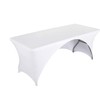 Namvo Stretch Tablecloth 6ft with Open Back for Rectangle Tables,