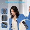 Wireless Lavalier Microphone for iPhone15,Android Phone,Laptop,PC,Professional Mini Microphone with Noise