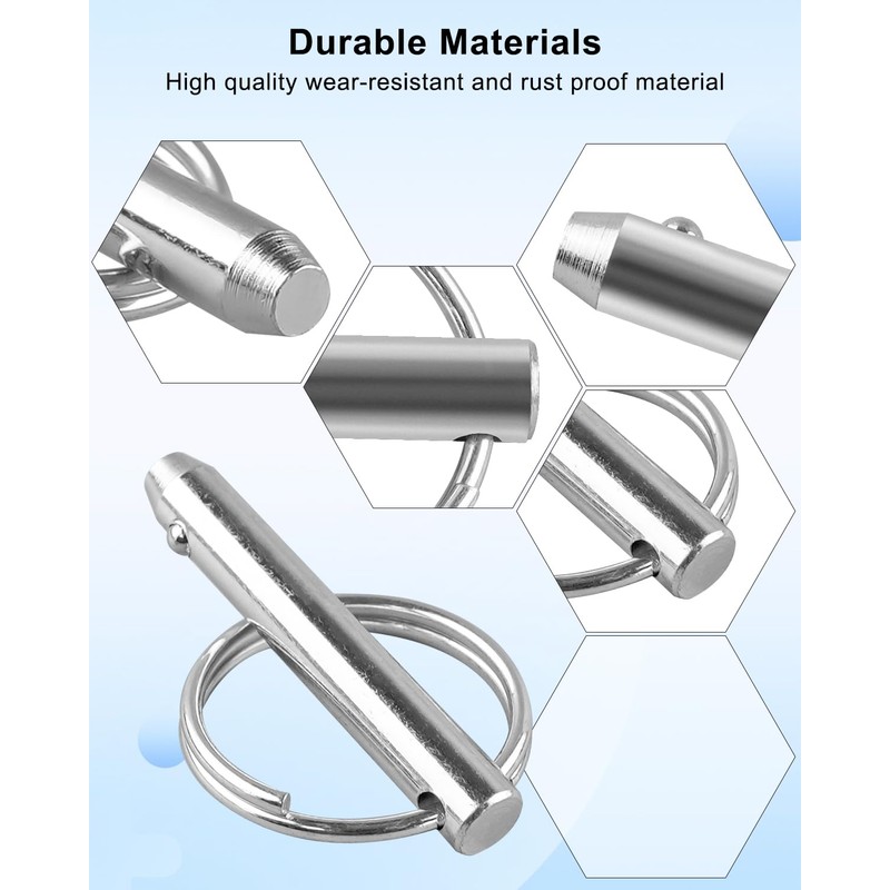 6 Pcs Siding Brake Pull Pins Compatible with Tapco Siding