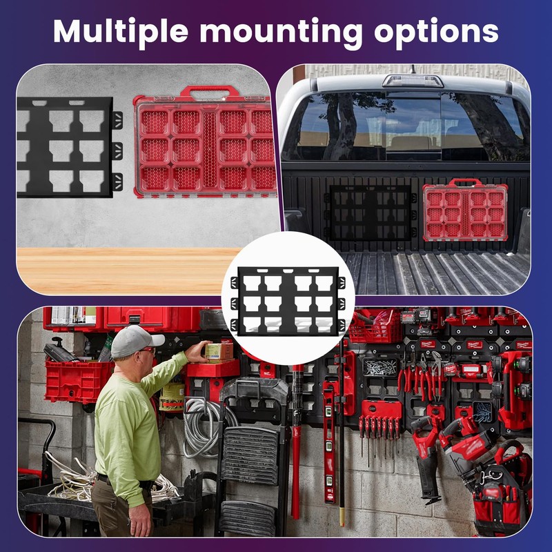 Mounting Plate Compatible with Milwaukee Packout Toolboxes, 48-22-8486 for Milwaukee