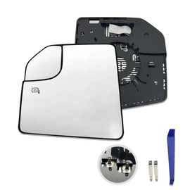 Ouchebang The Driver Side Mirror Glass is suitable for 2015, 2016, 2017, 2018, 2019, and 2020 Ford F150. Replace FL3Z-17K707-A.