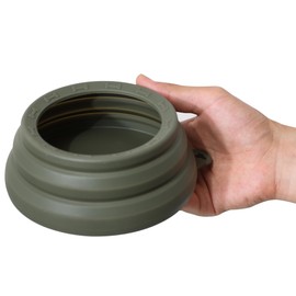 OHMO Collapsible Dog Water Bowl Large 34oz No Spill from Car Movement, Travel Dog Bowls, Less Splash Portable Pet Bowl for Road Trip, Cat Travel Accessories