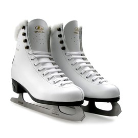 SKATE GURU Botas Model: Diana Figure Ice Skates/Size: Women's 5.5 Bundle with Skate Guards