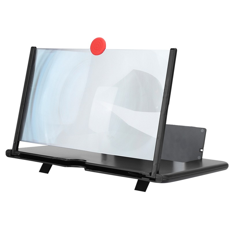 12'' 3D Phone Screen Magnifier HD Screen Amplifier PullOut Bracket