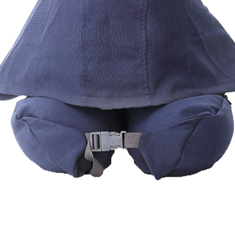 Hoodie Travel Pillow Hooded Neck Pillow Adjustable Ergonomic Travel Neck