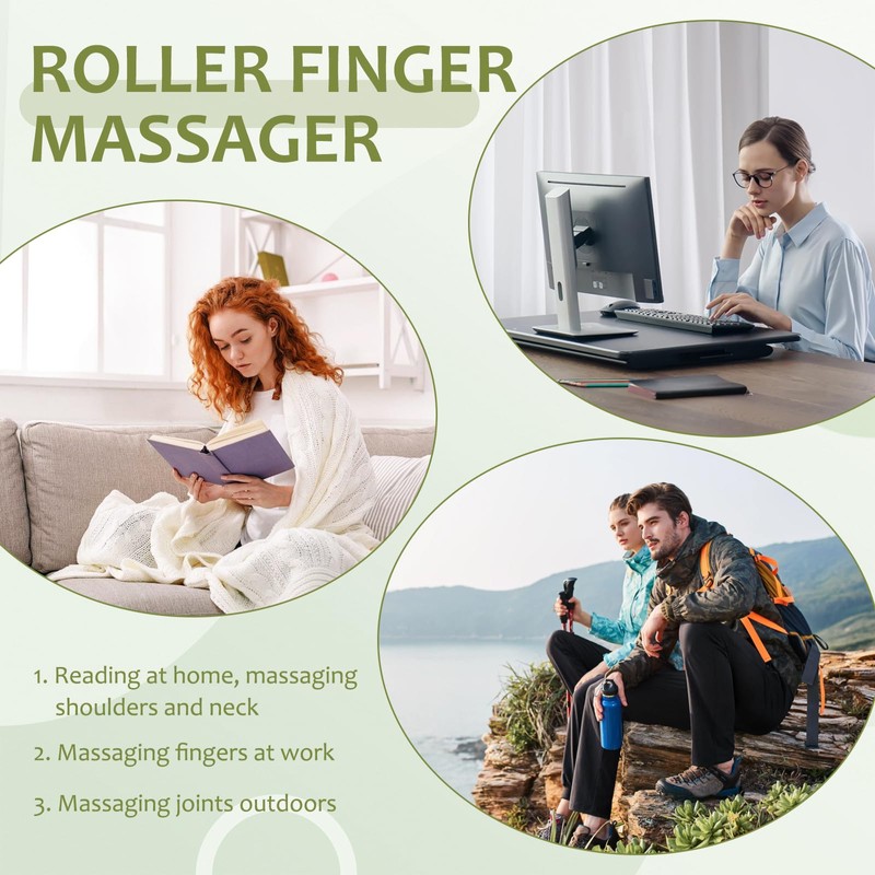 2 Finger Flow Arthrose Massage, Arthrose Finger Handmassagegerät,Lindert Fingerschmerzen und
