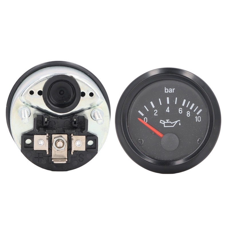 52mm Oil Pressure Gauge LED Backlight Pointer Type Oil Pressure