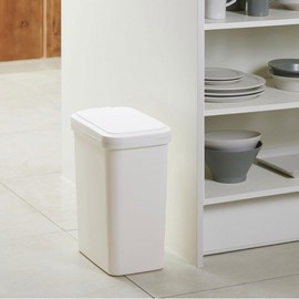 JAJU 20L waste bin that fits pay-as-you-go bags, white white_FRFR / 자주 JAJU 20L 종량제 봉투가 잘 맞는 휴지통, 화이트화이트_FRFR