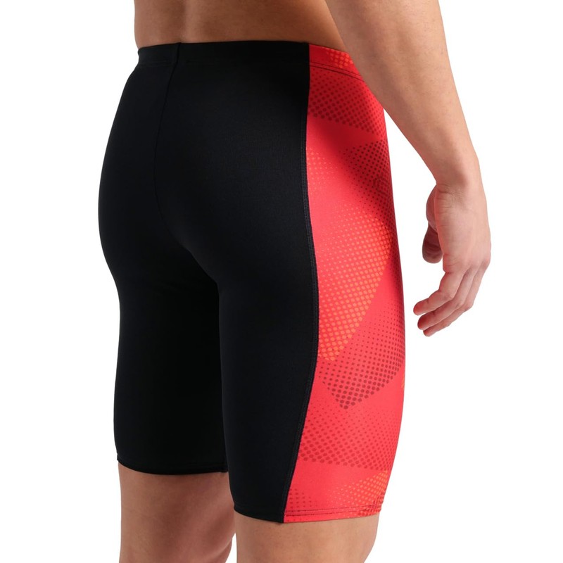ARENA Mens Halftone Competitive Racing Jammers for Intensive Swimming, Reduced