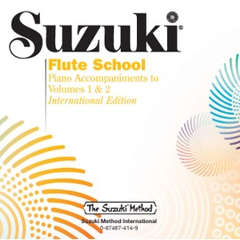 Suzuki Flute School Piano Accompaniments to Volumes 1 & 2 (Suzuki Flute School, Vol 1 & 2)