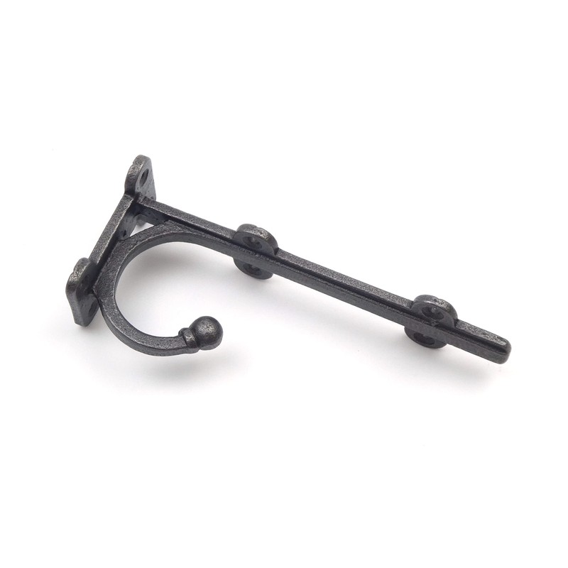 Oakcrafts - Shelf Bracket Hook TRANBY Antique Iron 6" /