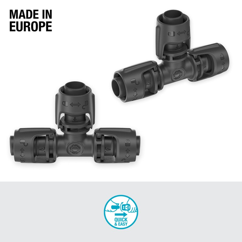 Gardena Micro-Drip-System T-Piece 13 mm (1/2 inch): Connector for 13