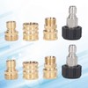 Pressure Washer Adapter Set Water Pipe Quick Disconnect Kit Fittings
