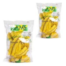 Lam's Plantan chips, vegetable snacks, healthy snacks, paleo snacks, gluten-free snacks - certified whole foods - banana chips, natural slices (pack of 12)