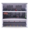 3 Tier Car Model Display Case,16 Parking Spaces Model Car