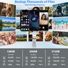 128GB 4 in 1 Photo Stick for All Devices, Plug