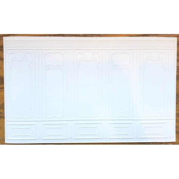 World Model Dollhouse Wall Panels Embossed Foam Board 1:12 Scale