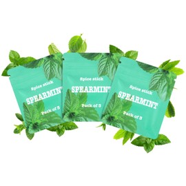 Boderi Plant Based Mint Minty Cores, 3 Packs, to Help Break Bad Habits Naturally, 9 Cores Total (Spearmint)