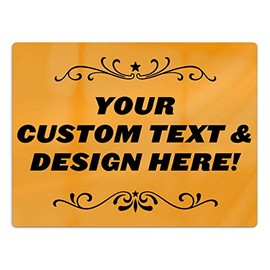 BuildASign Custom Car Magnet- 12" x 18", Orange