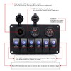 Riloer 6 Gang Rocker Switch Panel Switch Panel Waterproof Light