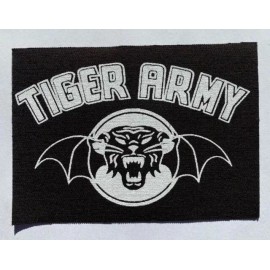Punk Rock Tiger Army Cloth Patch Sew On Badge Punk Rock Approx 3.25" X 4.5" (CP91)