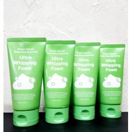 Ingredient Editor Green Tomato Deep Pore Cleansing Whipping Foam 120g 4pcs / 성분에디터 그린토마토 딥 포어 클렌징 휘핑폼 120g 4개