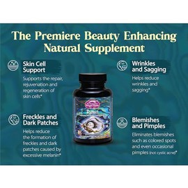 Dragon Herbs Pearl Powder Capsules - Dietary Supplement -100 Capsules - 500 mg - Made with Premium Cultivated Fresh-Water Pearls - All Natural...     