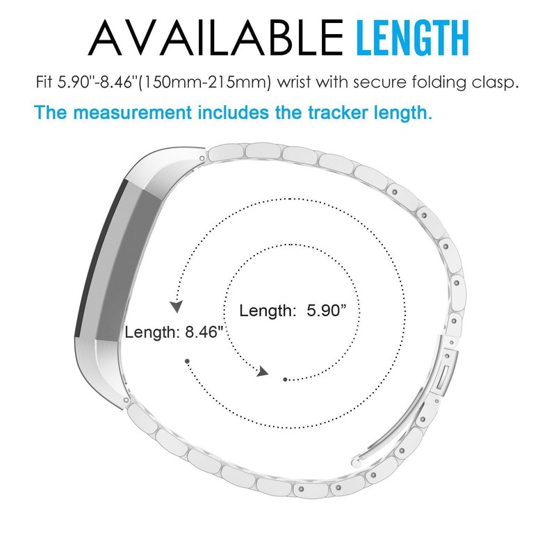Greeninsync Compatible with Fit Bit Alta HR Metal Band, Special