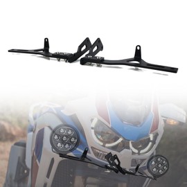 Xitomer 5mm Steel Motorcycle Auxiliary Light Mount, Fit for 2024 2023 2022 Africa Twin CRF1100L Adventure Sports ES 2020-2024, Auxiliary Light Bracket Led Light Mounts