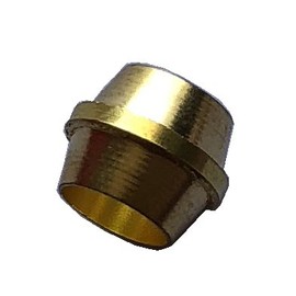 Generic Brass 1/2"OD Tube Comperssion Fitting,DOT Air Brake Sleeves Ferrules (Pack of 50 pcs)