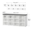 HOOBRO Shoe Storage Bench with Cushion, 39.4" L Entryway Bench