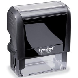 trodat Printy 4913 4.0 44086 Automatic Text Stamp Black
