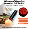 USB-C Smartphones Electric Lighter, Plug Play Windproof Igniter