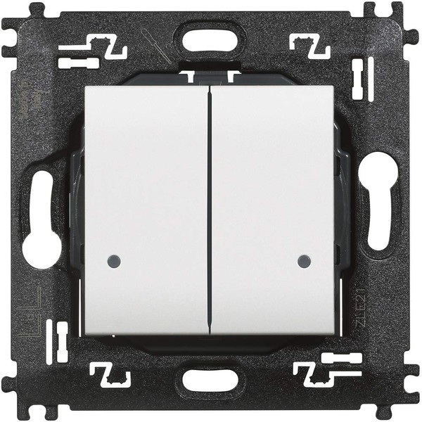 Bticino N4003DCW Livinglight Wireless Double Light Control - White