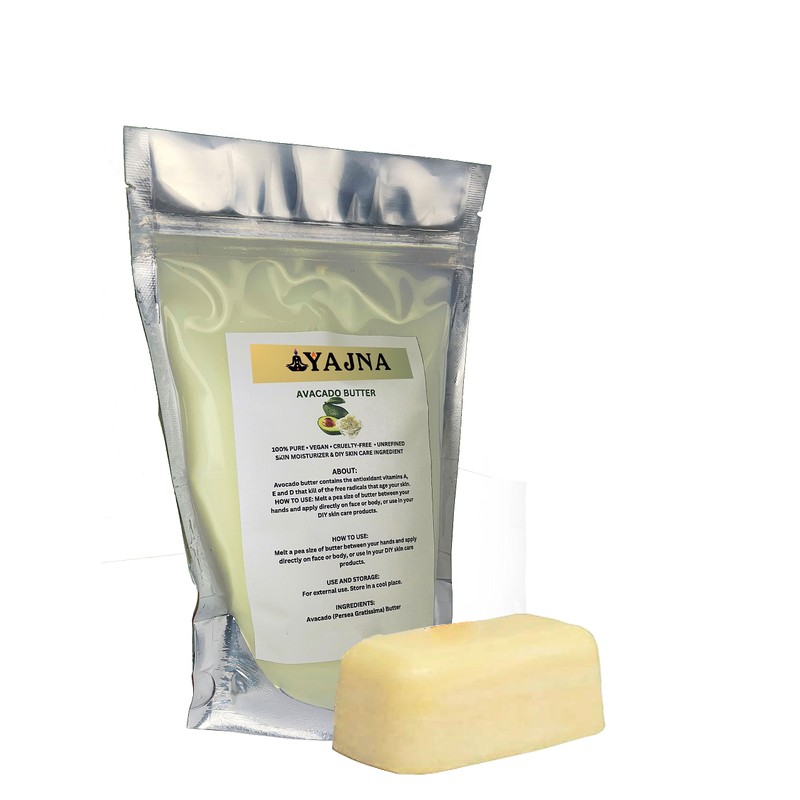 Yajna Organic Raw Avocado Butter 100% Pure,Natural & Unrefined| Skin