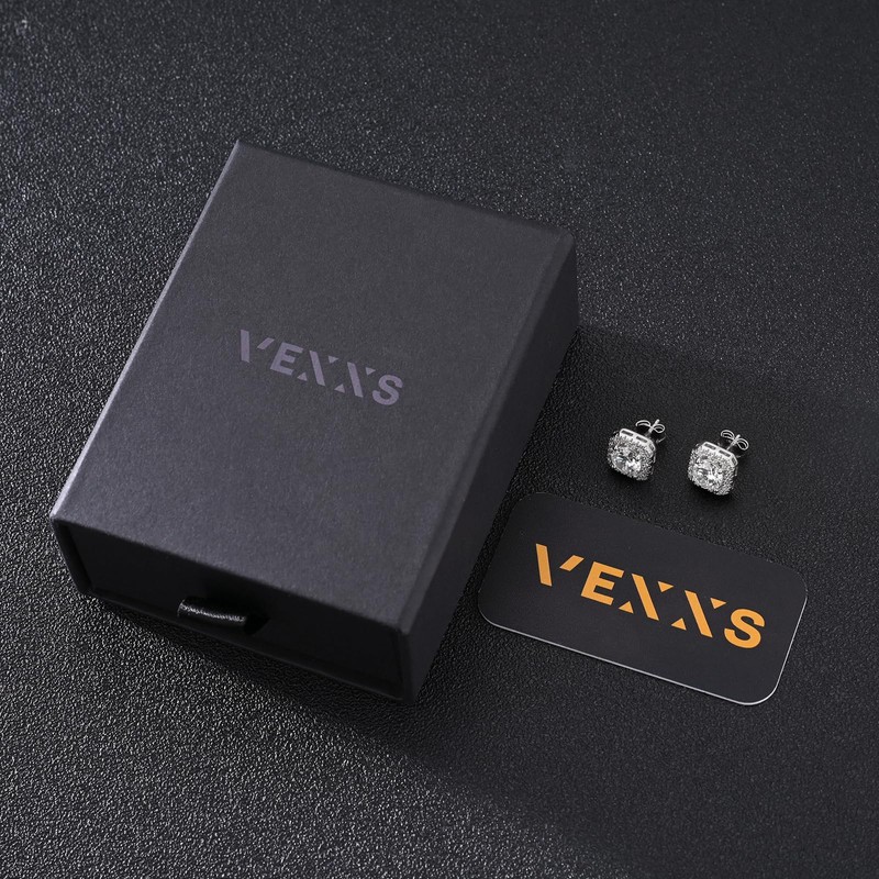 VEXXS 925 Sterling Silver Stud Earrings4