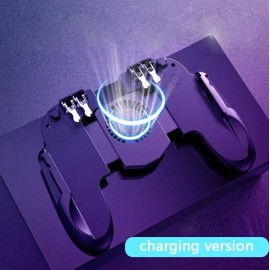 Unbranded High Reliable Cooling Gamepad with Fan 4 Trigger 6 Finger Operation for Phones - charging version