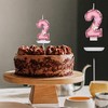 Velas de números de cumpleaños de 2.95 pulgadas, velas de
