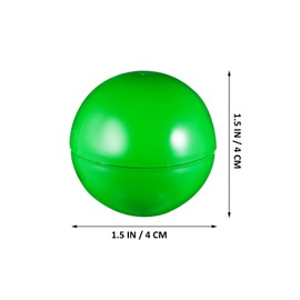 Tofficu 25 Pcs Bolas De Lotería Verdes, Bolas De Bingo Huecas De PláStico, 4cm, para Rifas Y Juegos, Accesorios De Fiesta, FáCil De Usar Y Transportar