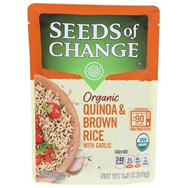 Seeds Of Change Organic Quinoa & Brown Rice with Garlic ( 12x8.5 OZ)