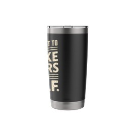 I Just Want to Smoke Cigars And Play Golf Funny Dad Stainless Steel Insulated Tumbler