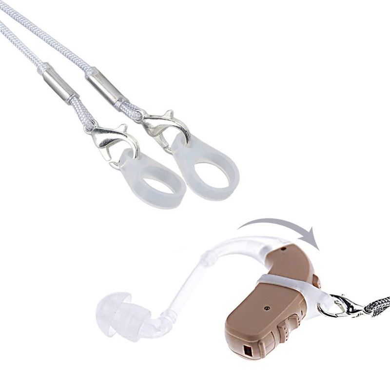 Coollooda Hearing Aid Drop Protection Strap for One Ear Hearing