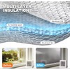 StepTidy Window Insulation Film – Double-Sided Aluminum Foam for Sun